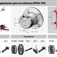 Мотоблок Зубр МТШ-700