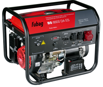Бензиновый генератор Fubag BS 6600 DA ES c коннектором автоматики