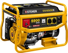 Бензиновый генератор STEHER GS-6500E