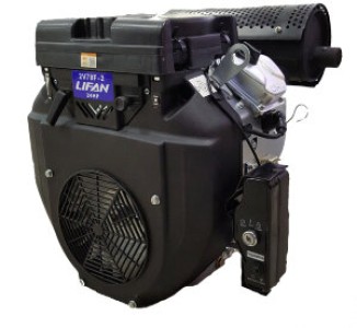 Двигатель Lifan LF2V78F-2A PRO(New), 27 л.с. D25, 20А, датчик давл./м, м/радиатор, ручн.+электр. зап